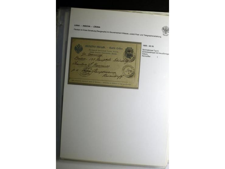 KALKUHNEN bis OGER: 1867/1917, über 150 Briefe, Einschreiben, Paketkarten, Streifbänder und Ganzsachen, dabei bessere Stempel