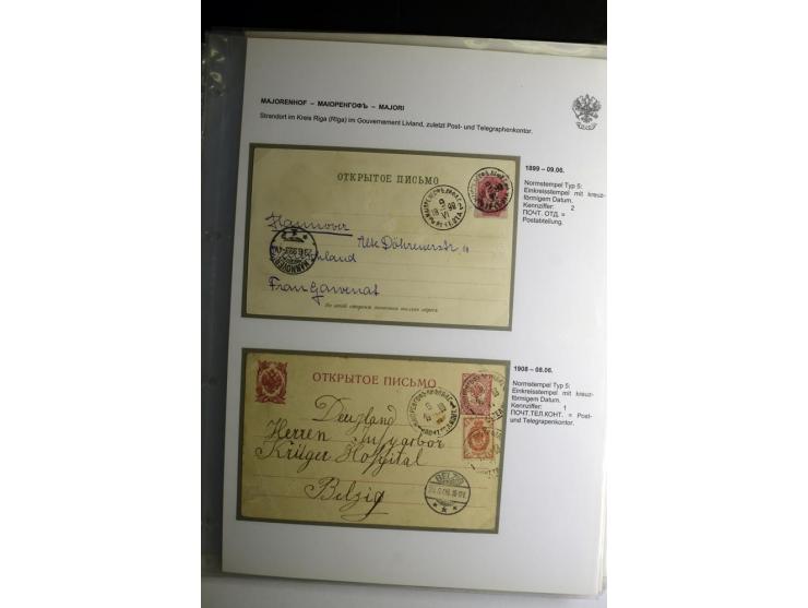 KALKUHNEN bis OGER: 1867/1917, über 150 Briefe, Einschreiben, Paketkarten, Streifbänder und Ganzsachen, dabei bessere Stempel