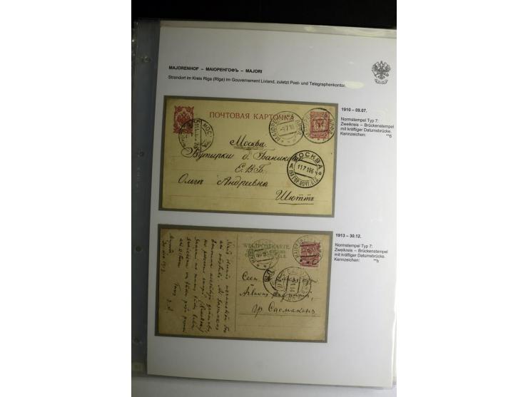 KALKUHNEN bis OGER: 1867/1917, über 150 Briefe, Einschreiben, Paketkarten, Streifbänder und Ganzsachen, dabei bessere Stempel