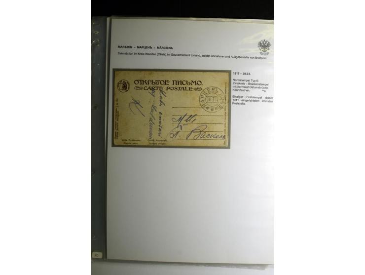 KALKUHNEN bis OGER: 1867/1917, über 150 Briefe, Einschreiben, Paketkarten, Streifbänder und Ganzsachen, dabei bessere Stempel