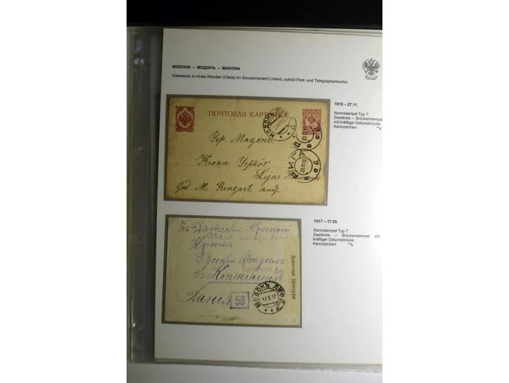 KALKUHNEN bis OGER: 1867/1917, über 150 Briefe, Einschreiben, Paketkarten, Streifbänder und Ganzsachen, dabei bessere Stempel