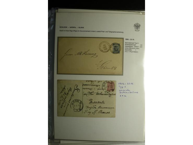 PALZMAR bis TUCKUM: 1867/1917, über 100 Briefe, Einschreiben, Wertbriefe und Ganzsachen, dabei bessere Stempel, gute Erhaltun