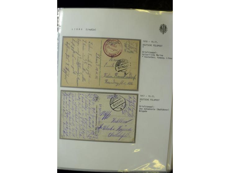 DEUTSCHE FELDPOST:1916/19, umfangreiche Sammlung von über 130 Briefen und Karten, dabei eine Vielzahl an verschiedenen Briefs