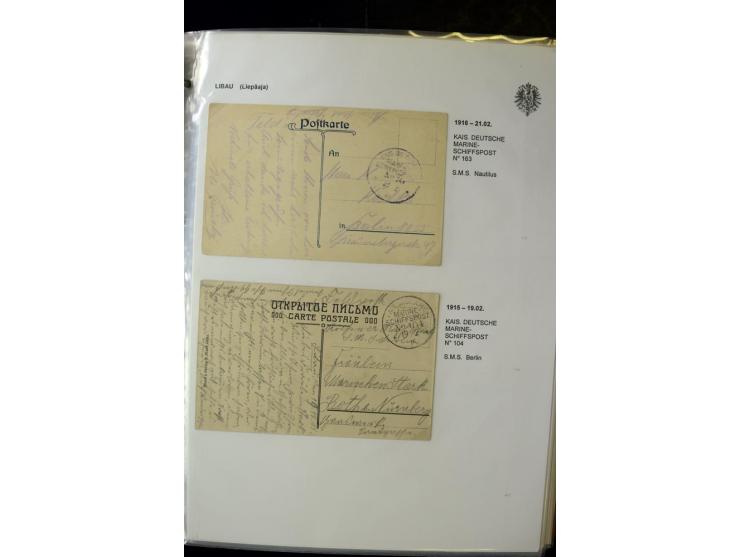 DEUTSCHE FELDPOST:1916/19, umfangreiche Sammlung von über 130 Briefen und Karten, dabei eine Vielzahl an verschiedenen Briefs