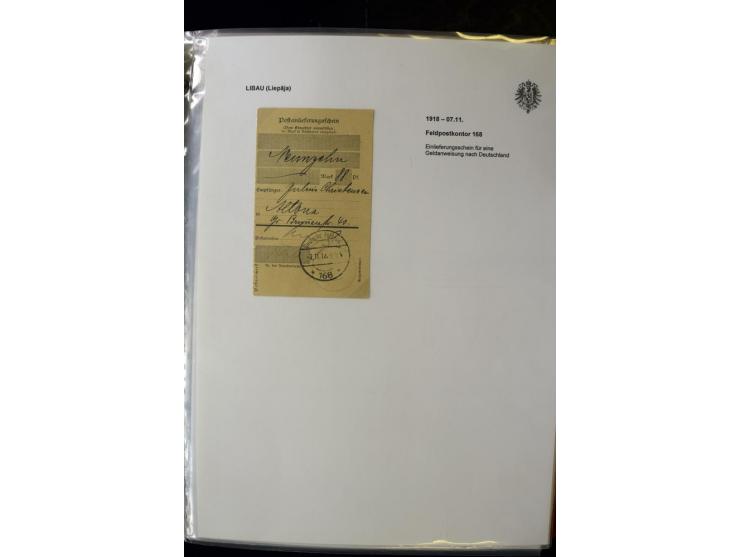 DEUTSCHE FELDPOST:1916/19, umfangreiche Sammlung von über 130 Briefen und Karten, dabei eine Vielzahl an verschiedenen Briefs