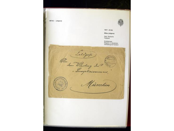DEUTSCHE FELDPOST:1916/19, umfangreiche Sammlung von über 130 Briefen und Karten, dabei eine Vielzahl an verschiedenen Briefs
