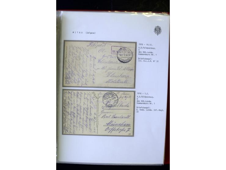 DEUTSCHE FELDPOST:1916/19, umfangreiche Sammlung von über 130 Briefen und Karten, dabei eine Vielzahl an verschiedenen Briefs
