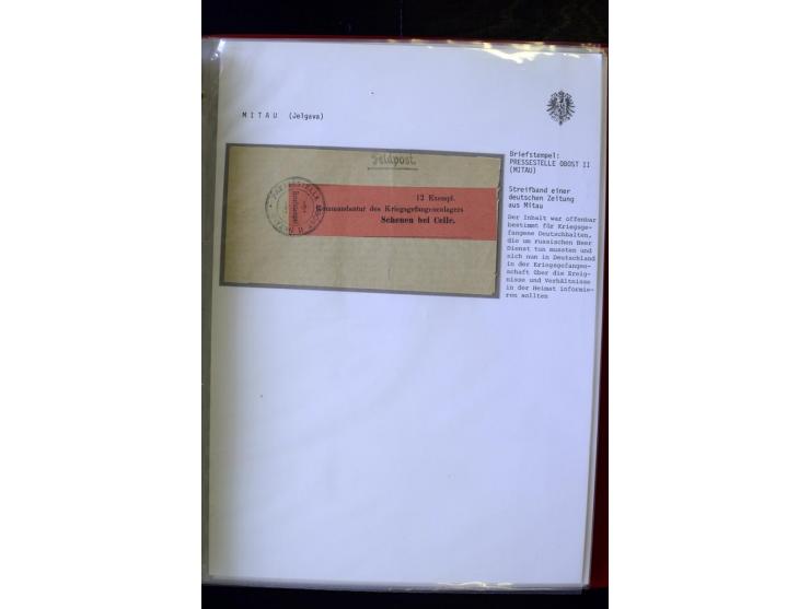 DEUTSCHE FELDPOST:1916/19, umfangreiche Sammlung von über 130 Briefen und Karten, dabei eine Vielzahl an verschiedenen Briefs