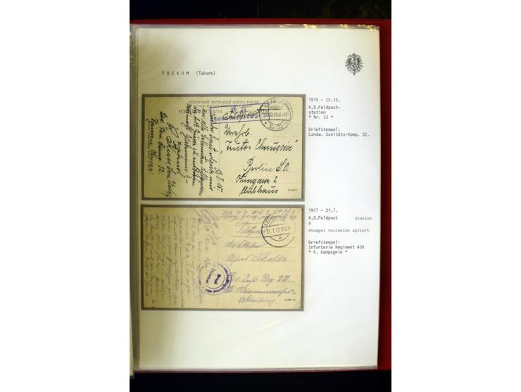 DEUTSCHE FELDPOST:1916/19, umfangreiche Sammlung von über 130 Briefen und Karten, dabei eine Vielzahl an verschiedenen Briefs