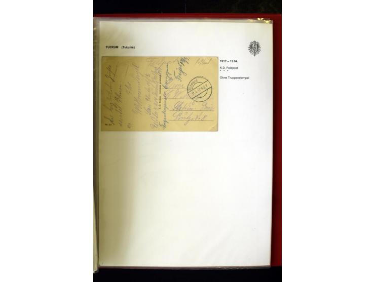 DEUTSCHE FELDPOST:1916/19, umfangreiche Sammlung von über 130 Briefen und Karten, dabei eine Vielzahl an verschiedenen Briefs