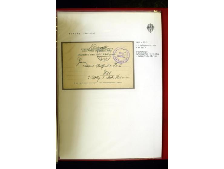 DEUTSCHE FELDPOST:1916/19, umfangreiche Sammlung von über 130 Briefen und Karten, dabei eine Vielzahl an verschiedenen Briefs