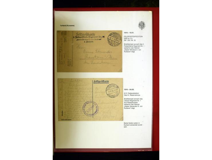 DEUTSCHE FELDPOST:1916/19, umfangreiche Sammlung von über 130 Briefen und Karten, dabei eine Vielzahl an verschiedenen Briefs