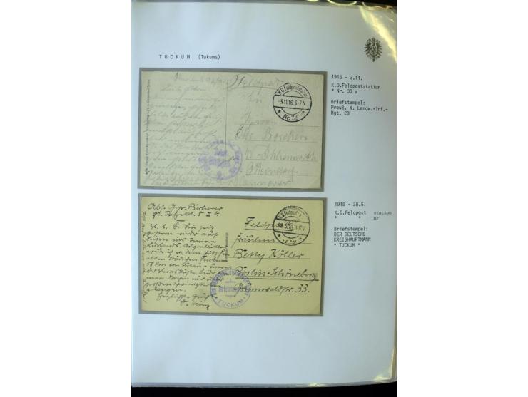 DEUTSCHE FELDPOST:1916/19, umfangreiche Sammlung von über 130 Briefen und Karten, dabei eine Vielzahl an verschiedenen Briefs