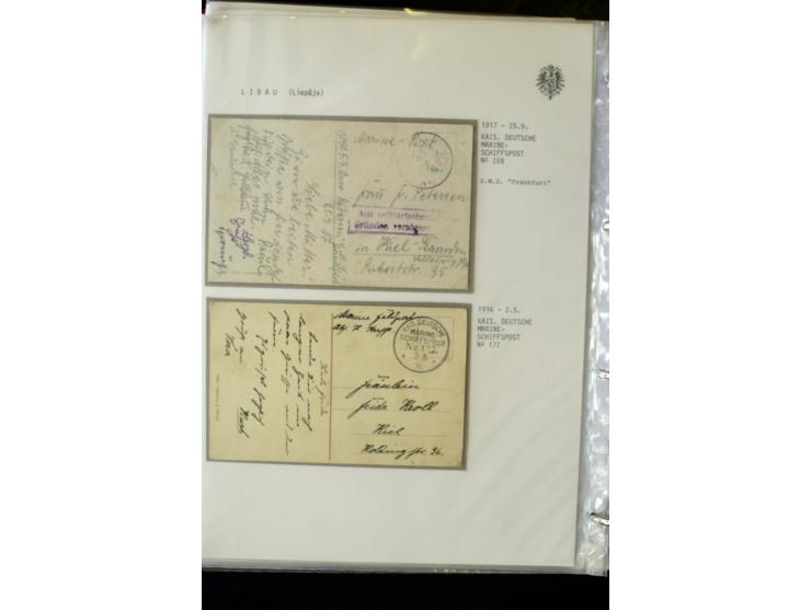 DEUTSCHE FELDPOST:1916/19, umfangreiche Sammlung von über 130 Briefen und Karten, dabei eine Vielzahl an verschiedenen Briefs