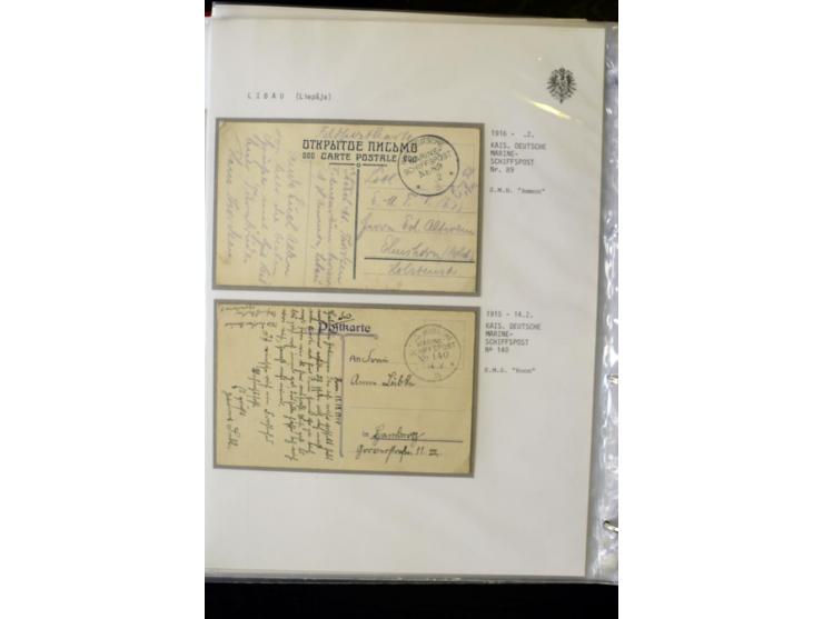 DEUTSCHE FELDPOST:1916/19, umfangreiche Sammlung von über 130 Briefen und Karten, dabei eine Vielzahl an verschiedenen Briefs