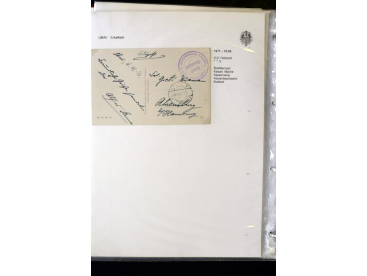 DEUTSCHE FELDPOST:1916/19, umfangreiche Sammlung von über 130 Briefen und Karten, dabei eine Vielzahl an verschiedenen Briefs