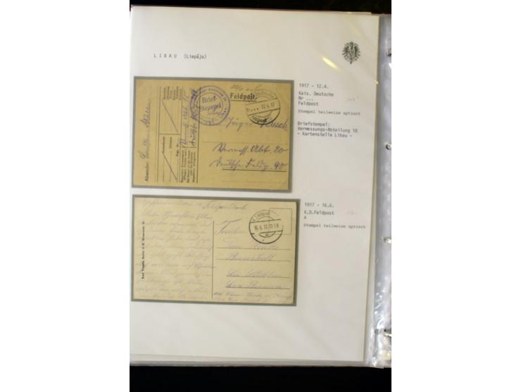 DEUTSCHE FELDPOST:1916/19, umfangreiche Sammlung von über 130 Briefen und Karten, dabei eine Vielzahl an verschiedenen Briefs