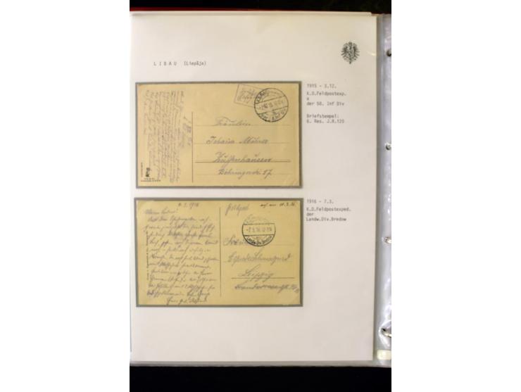 DEUTSCHE FELDPOST:1916/19, umfangreiche Sammlung von über 130 Briefen und Karten, dabei eine Vielzahl an verschiedenen Briefs