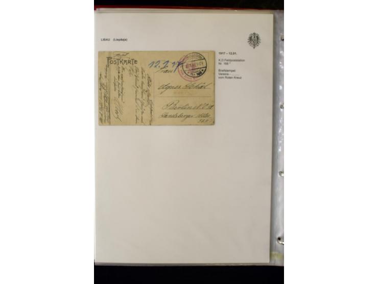 DEUTSCHE FELDPOST:1916/19, umfangreiche Sammlung von über 130 Briefen und Karten, dabei eine Vielzahl an verschiedenen Briefs