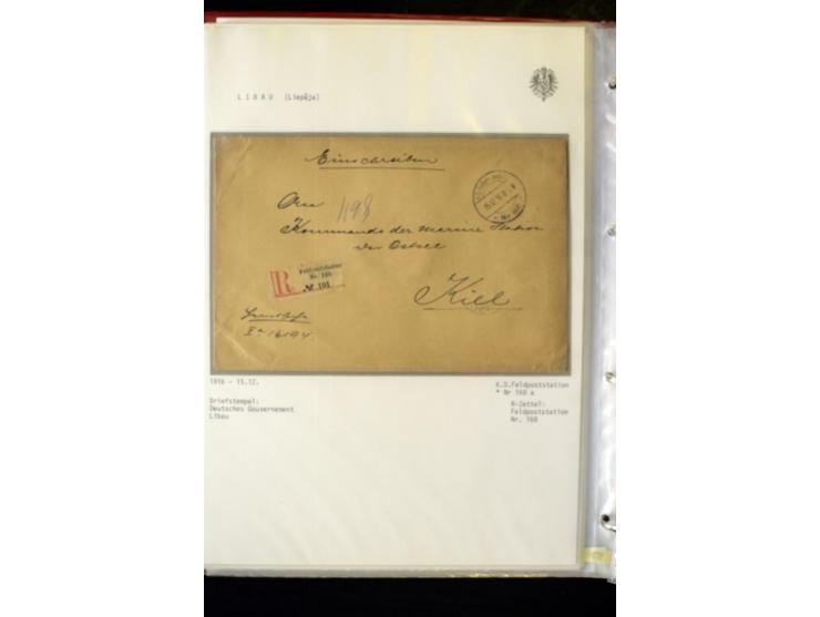 DEUTSCHE FELDPOST:1916/19, umfangreiche Sammlung von über 130 Briefen und Karten, dabei eine Vielzahl an verschiedenen Briefs