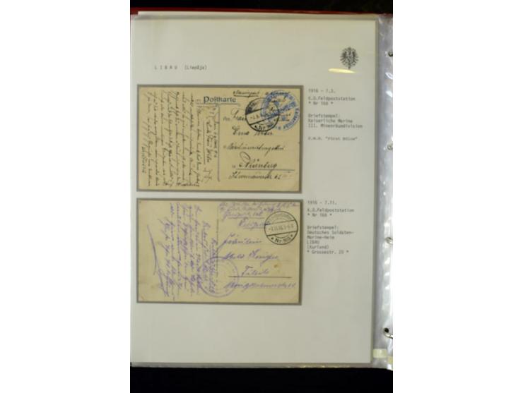 DEUTSCHE FELDPOST:1916/19, umfangreiche Sammlung von über 130 Briefen und Karten, dabei eine Vielzahl an verschiedenen Briefs