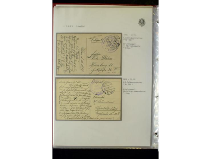DEUTSCHE FELDPOST:1916/19, umfangreiche Sammlung von über 130 Briefen und Karten, dabei eine Vielzahl an verschiedenen Briefs