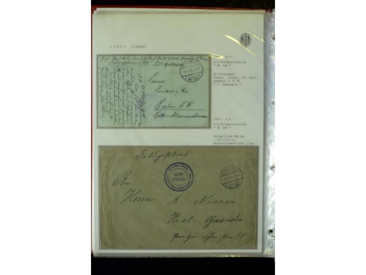 DEUTSCHE FELDPOST:1916/19, umfangreiche Sammlung von über 130 Briefen und Karten, dabei eine Vielzahl an verschiedenen Briefs