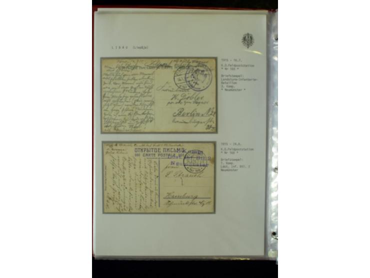 DEUTSCHE FELDPOST:1916/19, umfangreiche Sammlung von über 130 Briefen und Karten, dabei eine Vielzahl an verschiedenen Briefs