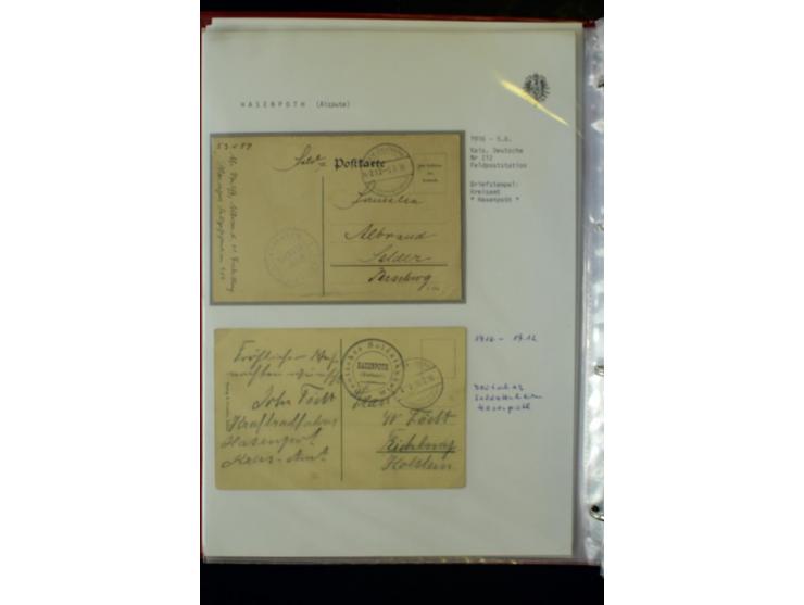 DEUTSCHE FELDPOST:1916/19, umfangreiche Sammlung von über 130 Briefen und Karten, dabei eine Vielzahl an verschiedenen Briefs