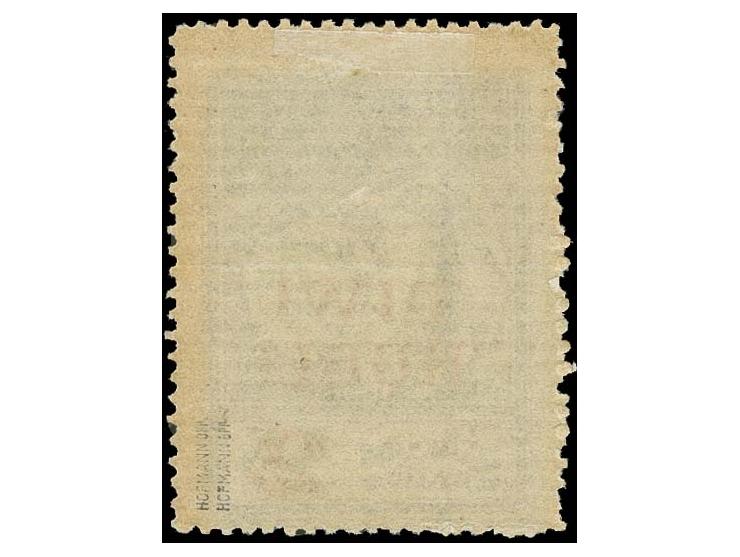 1920, 2 R. auf 35 K. mit leuchtendrotorangenem Aufdruck, sauber ungebraucht, tadellos, sign. und Fotoattest v. Hofmann BPP