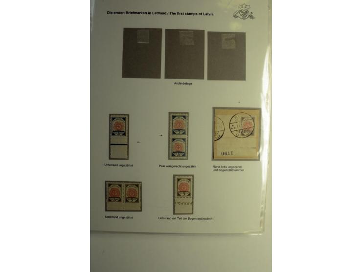 RUBEL-WÄHRUNG: 1918/22, ungebrauchte/postfrische und gestempelte, enorm inhaltsreiche Sammlung mit unzähligen Besonderheiten 