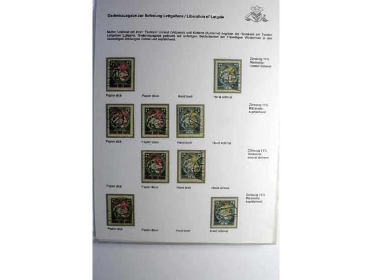 RUBEL-WÄHRUNG: 1918/22, ungebrauchte/postfrische und gestempelte, enorm inhaltsreiche Sammlung mit unzähligen Besonderheiten 