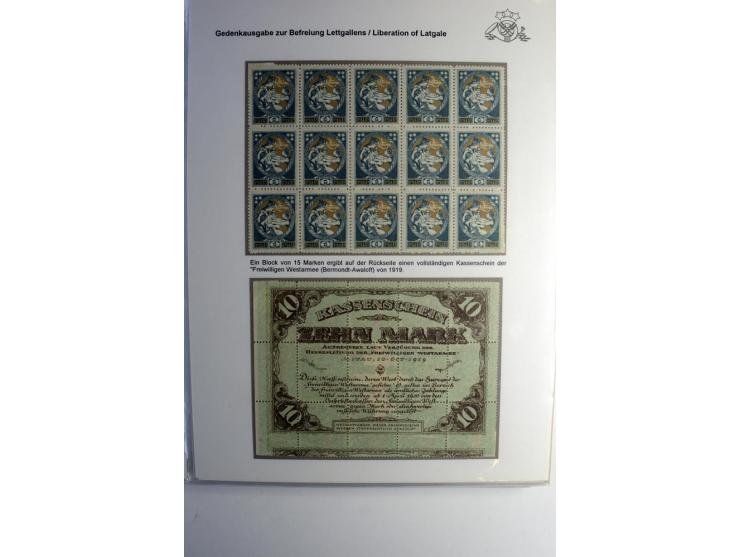 RUBEL-WÄHRUNG: 1918/22, ungebrauchte/postfrische und gestempelte, enorm inhaltsreiche Sammlung mit unzähligen Besonderheiten 
