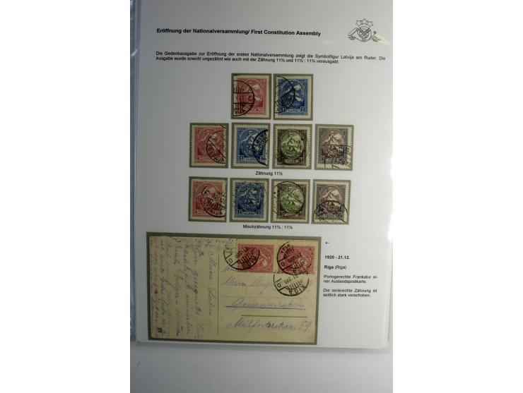 RUBEL-WÄHRUNG: 1918/22, ungebrauchte/postfrische und gestempelte, enorm inhaltsreiche Sammlung mit unzähligen Besonderheiten 