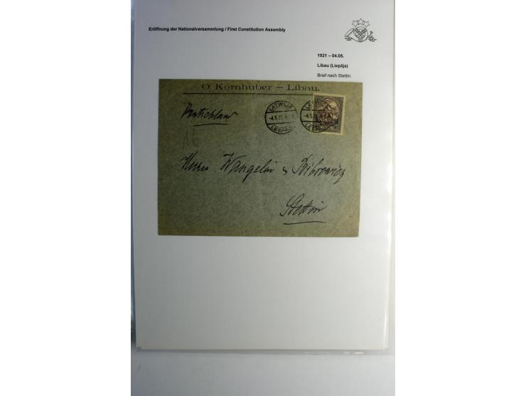 RUBEL-WÄHRUNG: 1918/22, ungebrauchte/postfrische und gestempelte, enorm inhaltsreiche Sammlung mit unzähligen Besonderheiten 