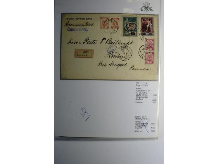 RUBEL-WÄHRUNG: 1918/22, ungebrauchte/postfrische und gestempelte, enorm inhaltsreiche Sammlung mit unzähligen Besonderheiten 