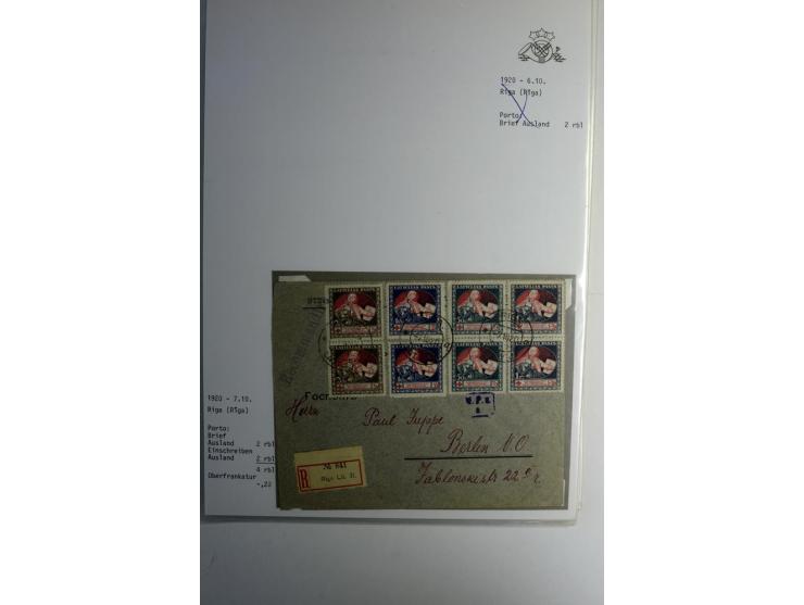 RUBEL-WÄHRUNG: 1918/22, ungebrauchte/postfrische und gestempelte, enorm inhaltsreiche Sammlung mit unzähligen Besonderheiten 