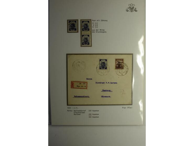 RUBEL-WÄHRUNG: 1918/22, ungebrauchte/postfrische und gestempelte, enorm inhaltsreiche Sammlung mit unzähligen Besonderheiten 