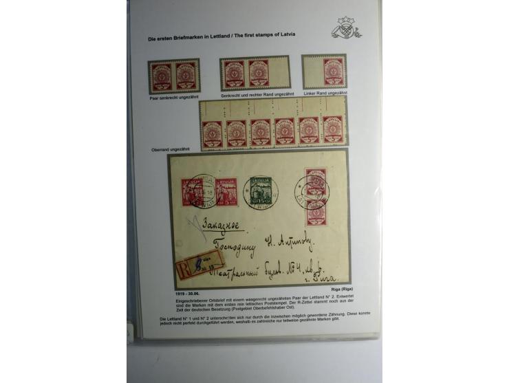 RUBEL-WÄHRUNG: 1918/22, ungebrauchte/postfrische und gestempelte, enorm inhaltsreiche Sammlung mit unzähligen Besonderheiten 