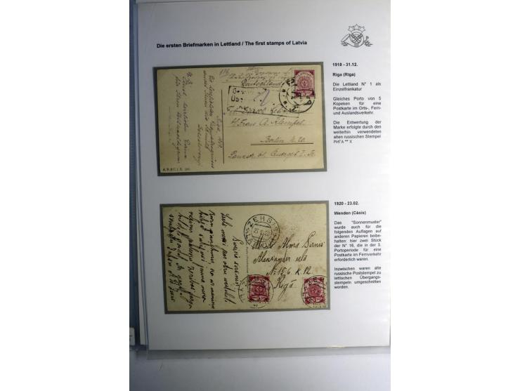 RUBEL-WÄHRUNG: 1918/22, ungebrauchte/postfrische und gestempelte, enorm inhaltsreiche Sammlung mit unzähligen Besonderheiten 