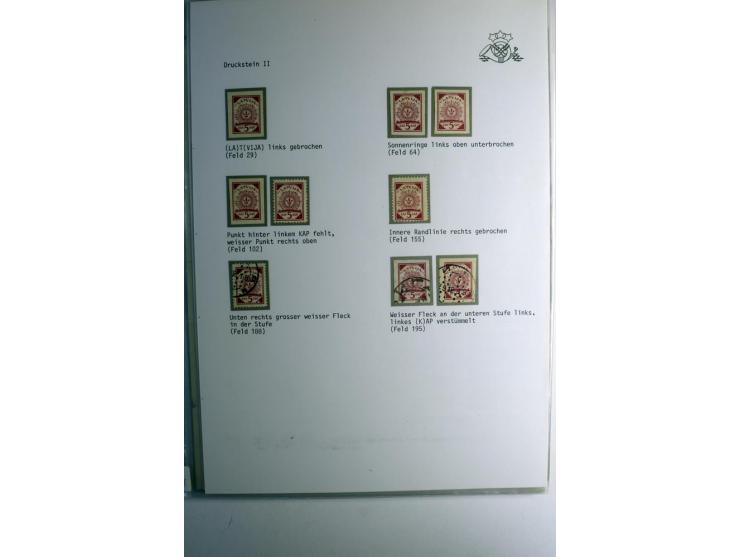 RUBEL-WÄHRUNG: 1918/22, ungebrauchte/postfrische und gestempelte, enorm inhaltsreiche Sammlung mit unzähligen Besonderheiten 