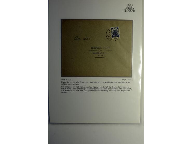 RUBEL-WÄHRUNG: 1918/22, ungebrauchte/postfrische und gestempelte, enorm inhaltsreiche Sammlung mit unzähligen Besonderheiten 