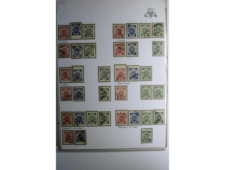 RUBEL-WÄHRUNG: 1918/22, ungebrauchte/postfrische und gestempelte, enorm inhaltsreiche Sammlung mit unzähligen Besonderheiten 