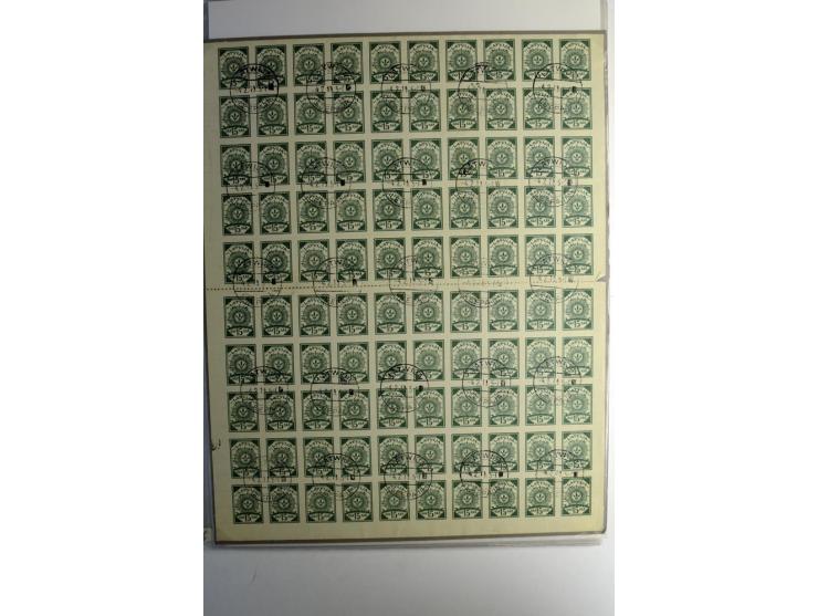 RUBEL-WÄHRUNG: 1918/22, ungebrauchte/postfrische und gestempelte, enorm inhaltsreiche Sammlung mit unzähligen Besonderheiten 