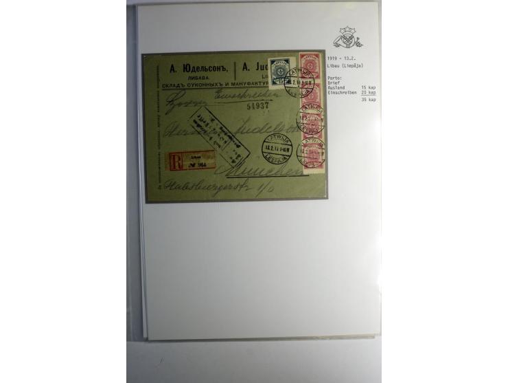 RUBEL-WÄHRUNG: 1918/22, ungebrauchte/postfrische und gestempelte, enorm inhaltsreiche Sammlung mit unzähligen Besonderheiten 