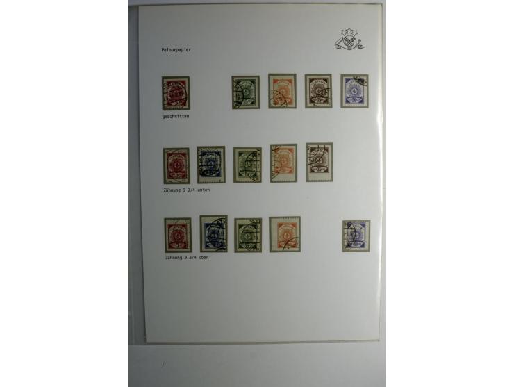 RUBEL-WÄHRUNG: 1918/22, ungebrauchte/postfrische und gestempelte, enorm inhaltsreiche Sammlung mit unzähligen Besonderheiten 
