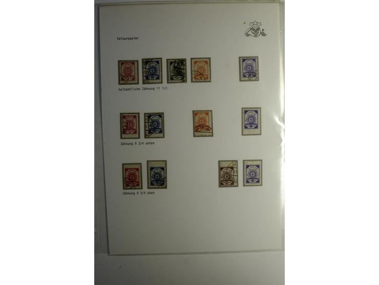 RUBEL-WÄHRUNG: 1918/22, ungebrauchte/postfrische und gestempelte, enorm inhaltsreiche Sammlung mit unzähligen Besonderheiten 