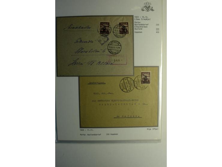 RUBEL-WÄHRUNG: 1918/22, ungebrauchte/postfrische und gestempelte, enorm inhaltsreiche Sammlung mit unzähligen Besonderheiten 