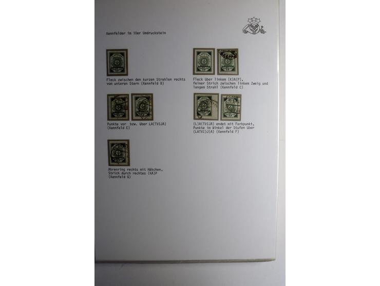 RUBEL-WÄHRUNG: 1918/22, ungebrauchte/postfrische und gestempelte, enorm inhaltsreiche Sammlung mit unzähligen Besonderheiten 