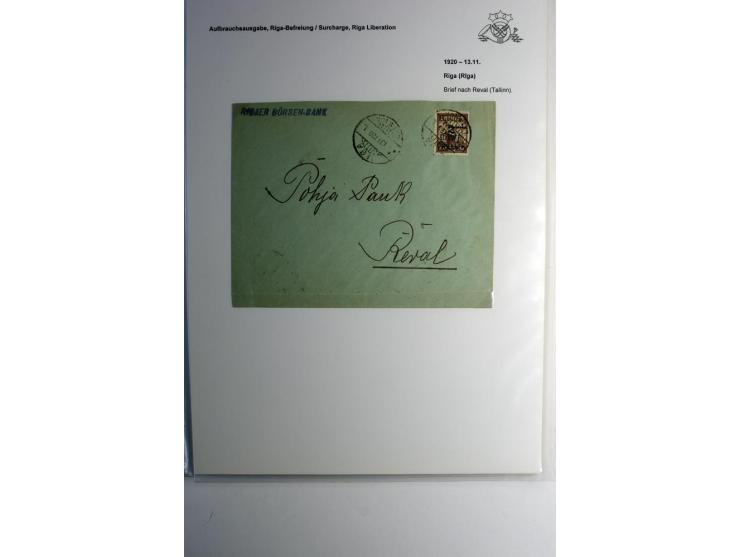 RUBEL-WÄHRUNG: 1918/22, ungebrauchte/postfrische und gestempelte, enorm inhaltsreiche Sammlung mit unzähligen Besonderheiten 